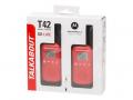  Motorola TALKABOUT T42 RED TWIN PACK